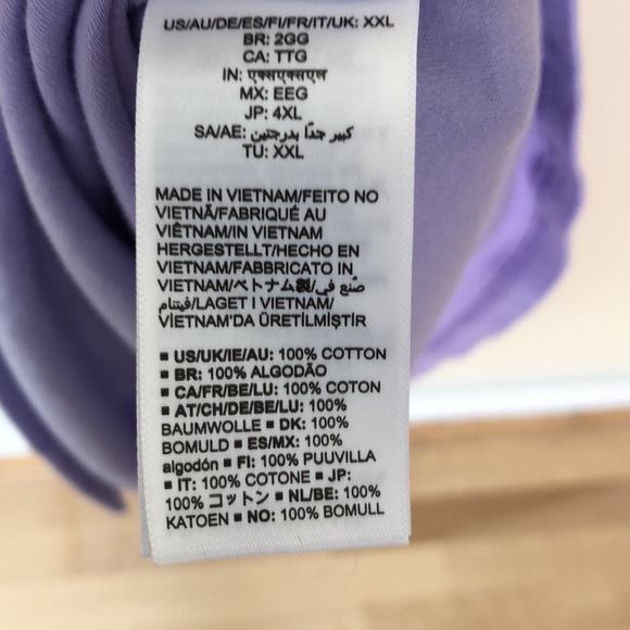 Cotton knit Dress. Cottagecore. Amazon Aware. XXL fits 1X. Plus size. Lavender. - Picture 7 of 8